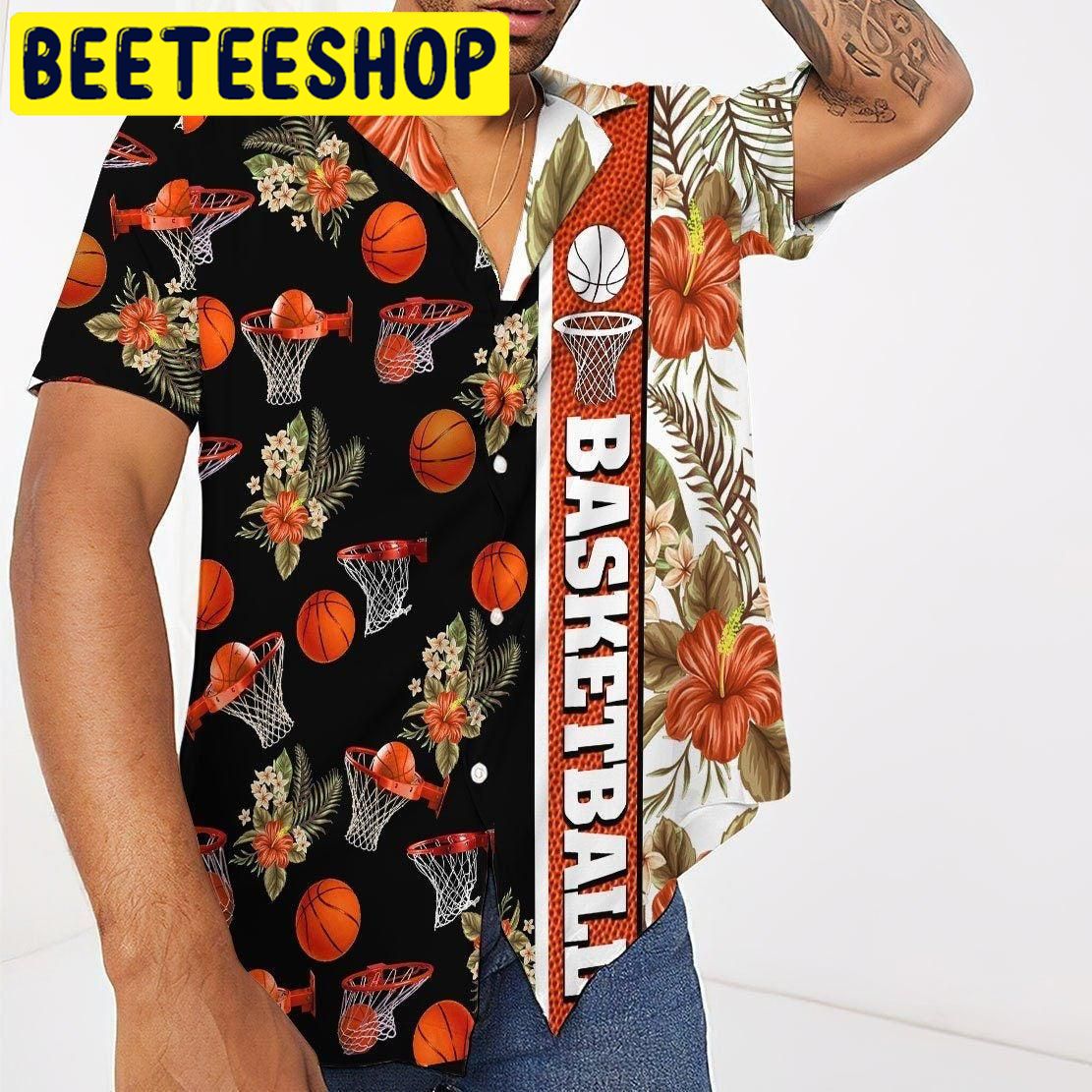 Basketball Hawaiian Shir Basketball Hawaiian Shir