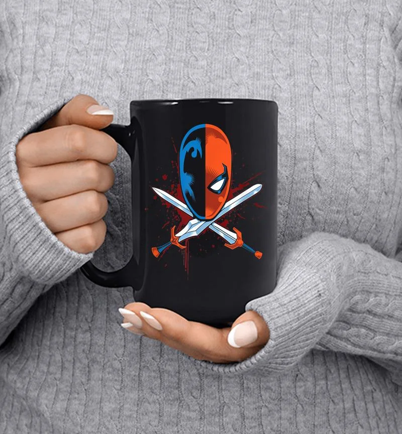 Batman Deathstroke Crossed Swords Mug Batman Deathstroke Crossed Swords Mug
