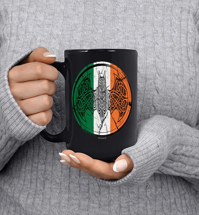 Batman Irish Celtic Symbol Mug Batman Irish Celtic Symbol Mug