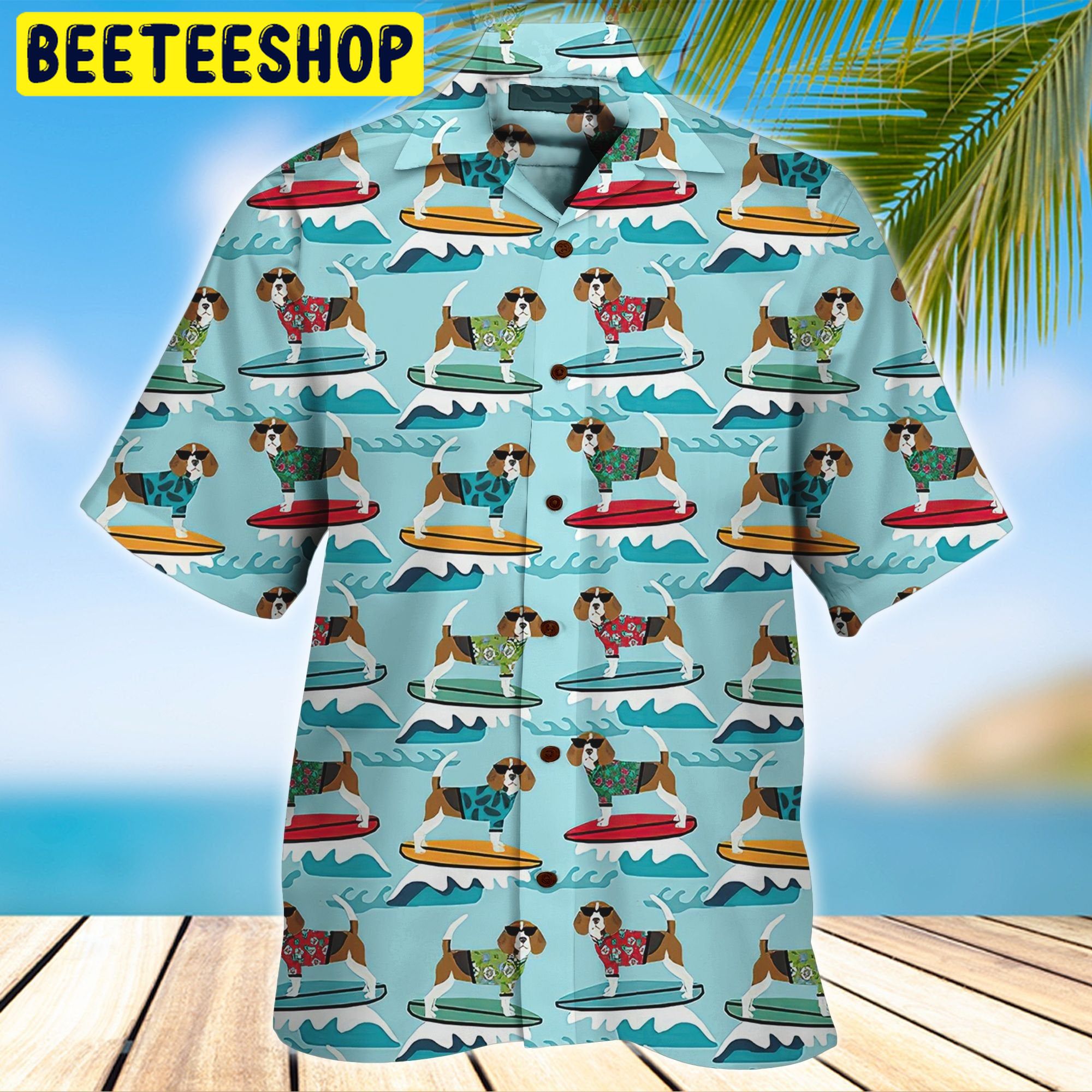 Beagle 3D All Over Printed Trending Hawaiian Shirt Beagle 3D All Over Printed Trending Hawaiian Shirt