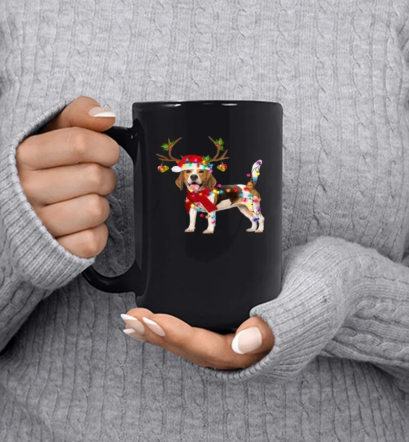 Beagle Reindeer Christmas Mug Beagle Reindeer Christmas Mug