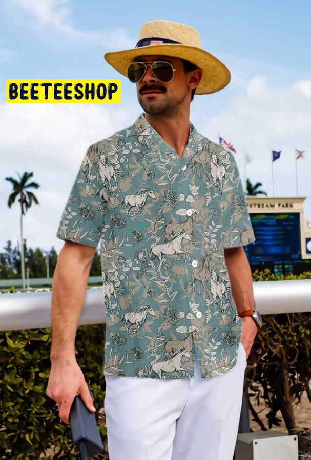 Beautiful Horses Trending Hawaiian Shirt Beautiful Horses Trending Hawaiian Shirt