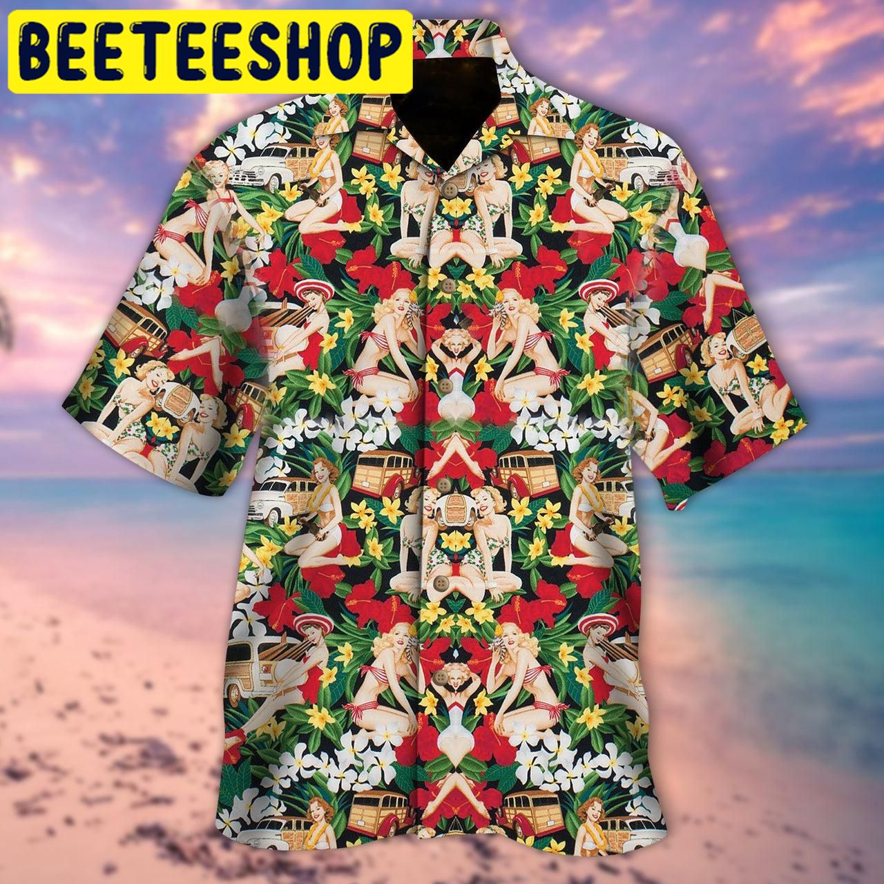 Beautiful Lady Hawaiian Shirt Beautiful Lady Hawaiian Shirt