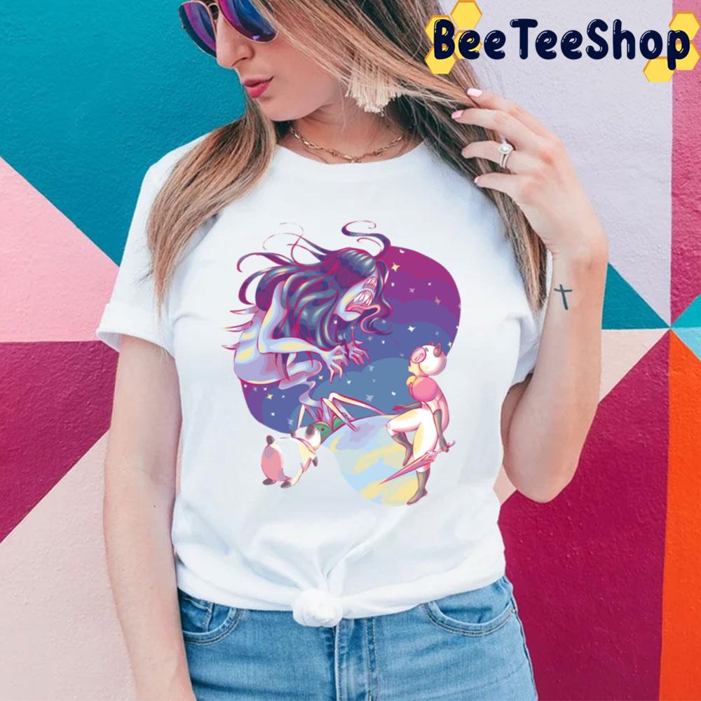 Bee And Puppycat Scary Trending Unisex T-Shirt Bee And Puppycat Scary Trending Unisex T-Shirt
