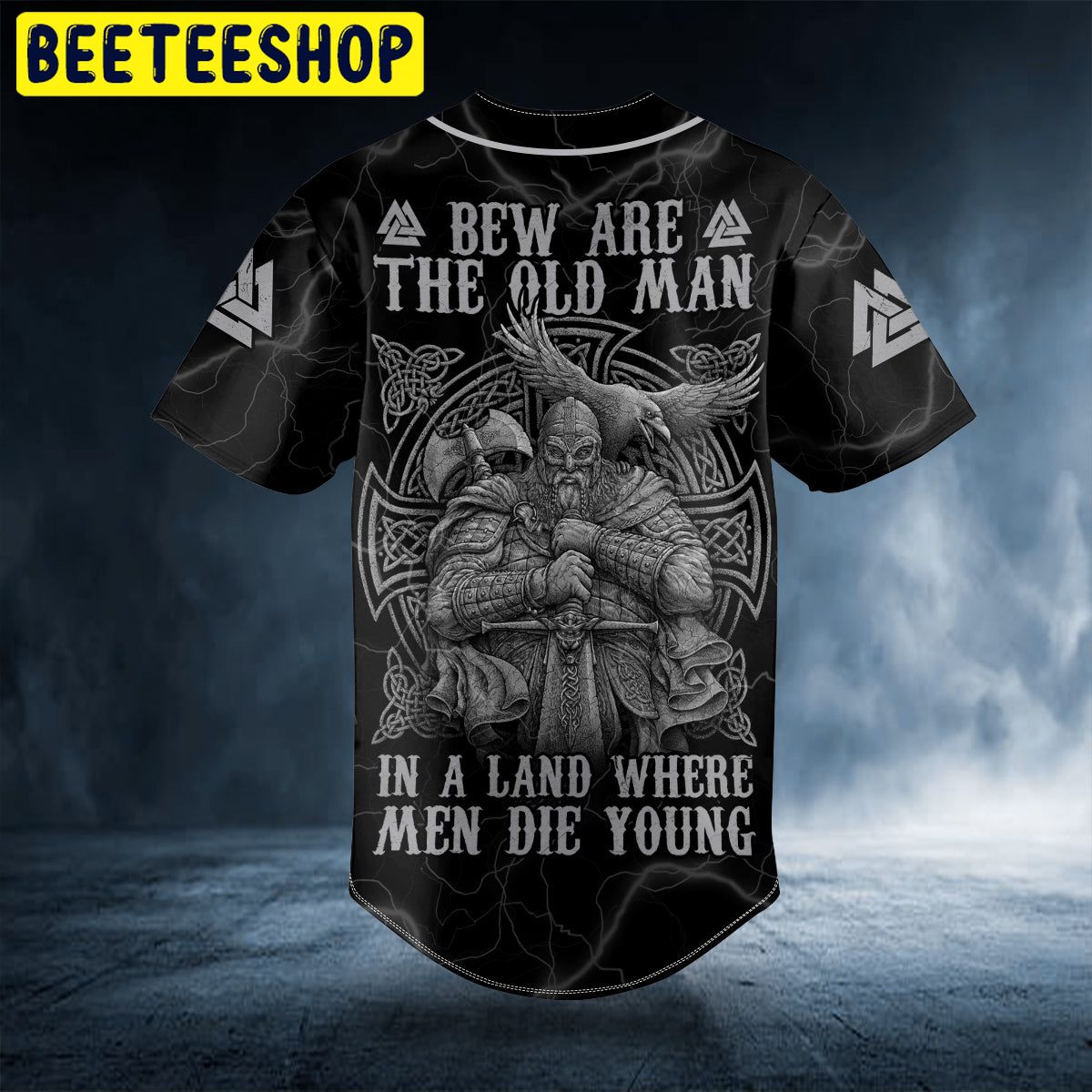 Bew Are The Old Man Black White Viking On Behance Warriors Raven Custom Trending Baseball Jersey Bew Are The Old Man Black White Viking On Behance Warriors Raven Custom Trending Baseball Jersey