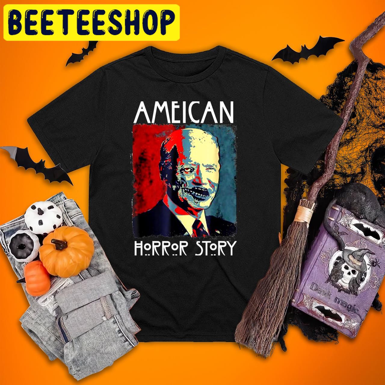 Biden Horror American Zombie Story Halloween Trending Unisex T-Shirt Biden Horror American Zombie Story Halloween Trending Unisex T-Shirt