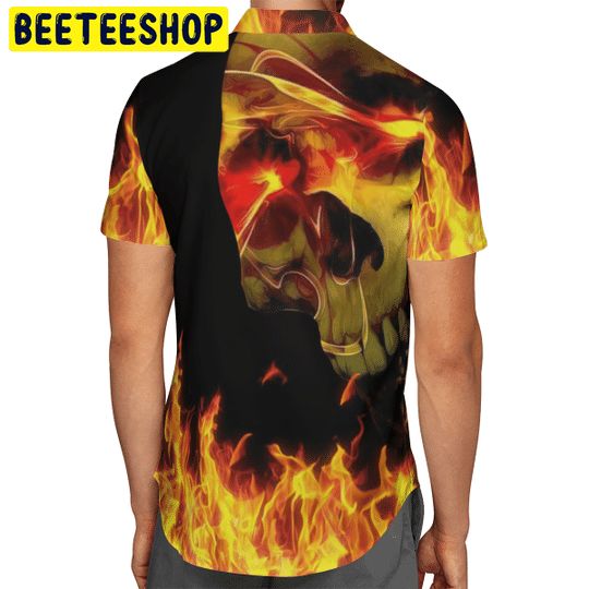 Biker Skull Trending Hawaiian Shirt Biker Skull Trending Hawaiian Shirt