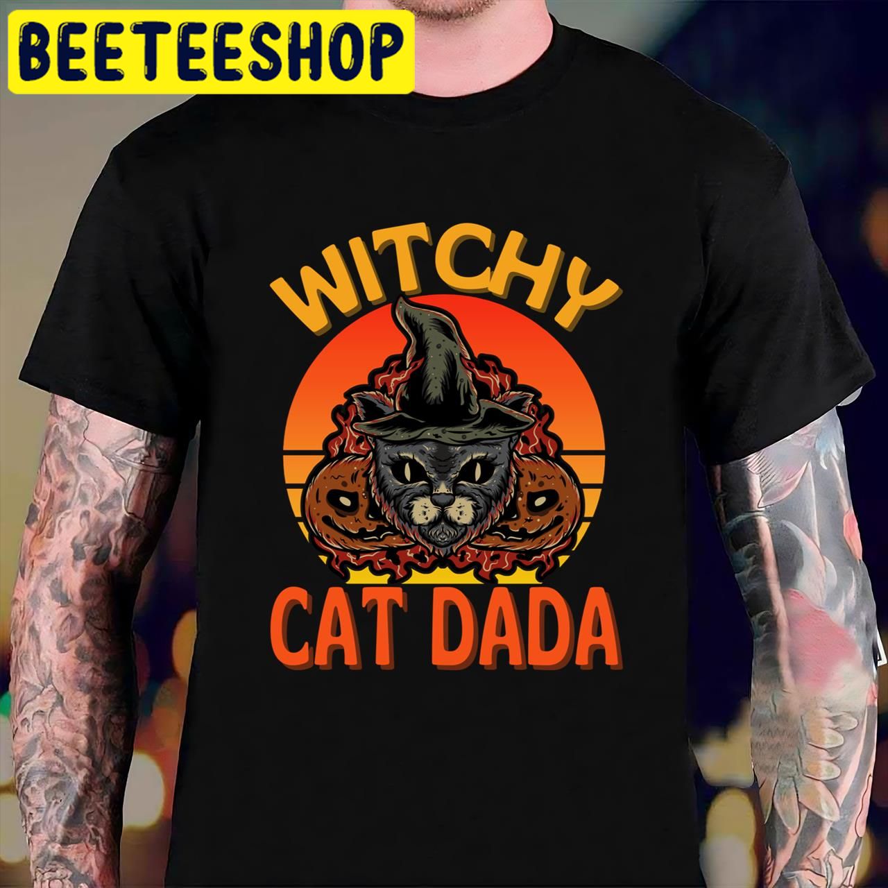 Black Cat Witchcraft Halloween Trending Unisex T-Shirt Black Cat Witchcraft Halloween Trending Unisex T-Shirt