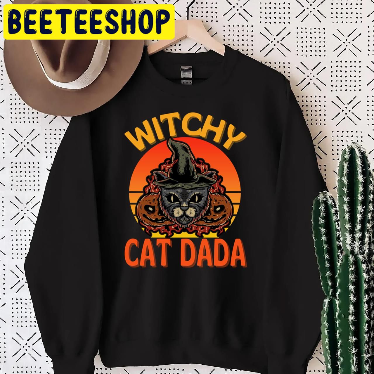 Black Cat Witchcraft Halloween Trending Unisex T-Shirt Black Cat Witchcraft Halloween Trending Unisex T-Shirt