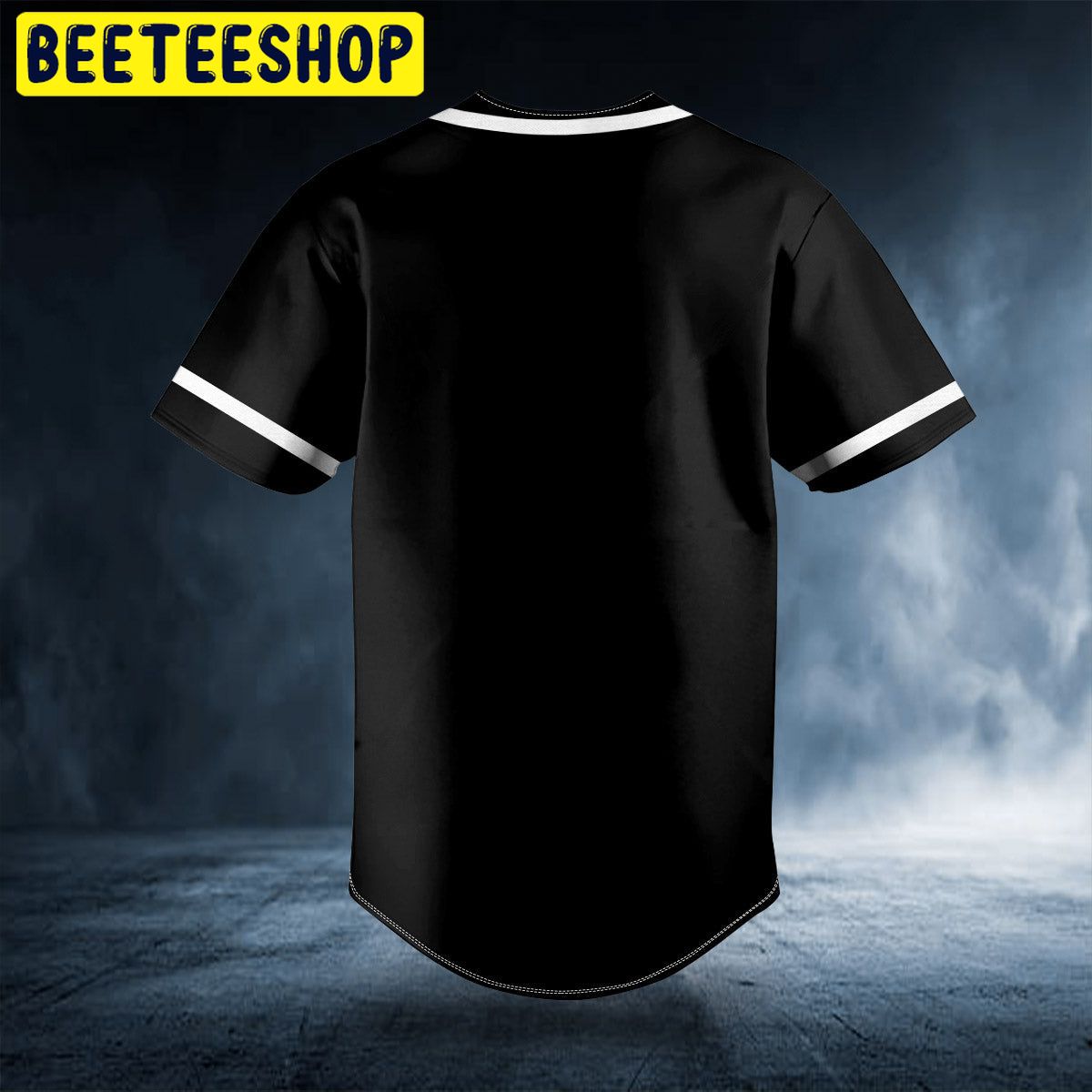 Black Custom Trending Baseball Jersey Black Custom Trending Baseball Jersey