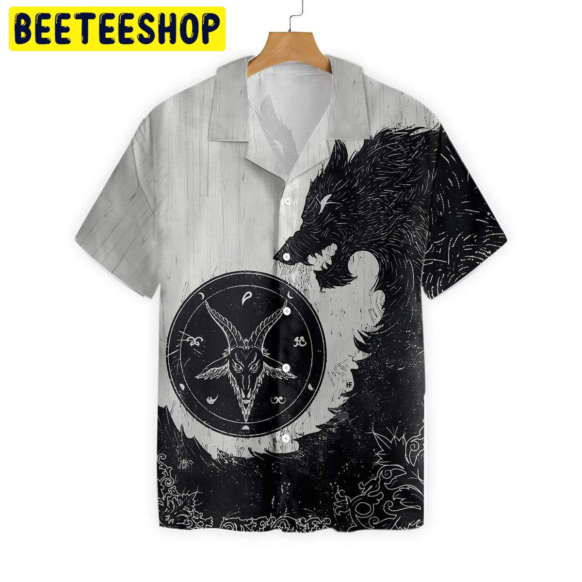 Black Wolf Trending Hawaiian Shirt Black Wolf Trending Hawaiian Shirt