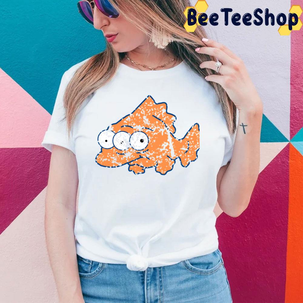 Blinky The Fish Medium Grunge Trending Unisex T-Shirt Blinky The Fish Medium Grunge Trending Unisex T-Shirt