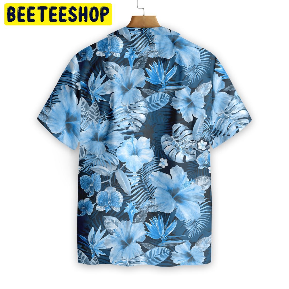 Blue Floral Flower Trending Hawaiian Shirt Blue Floral Flower Trending Hawaiian Shirt
