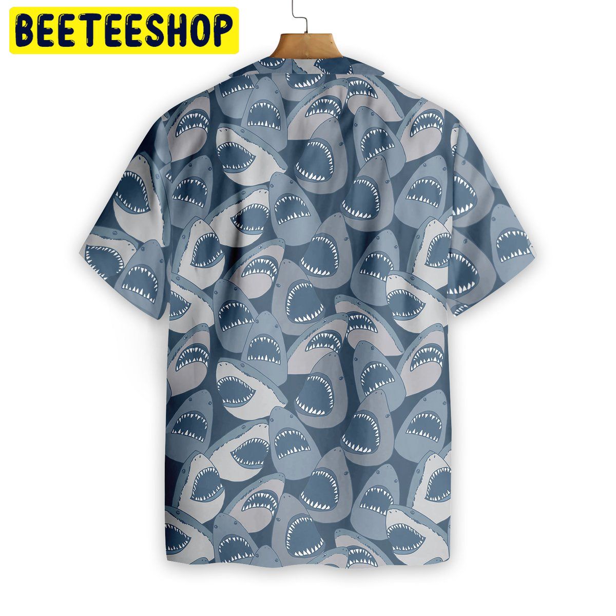 Blue Shark Trending Hawaiian Shirt Blue Shark Trending Hawaiian Shirt