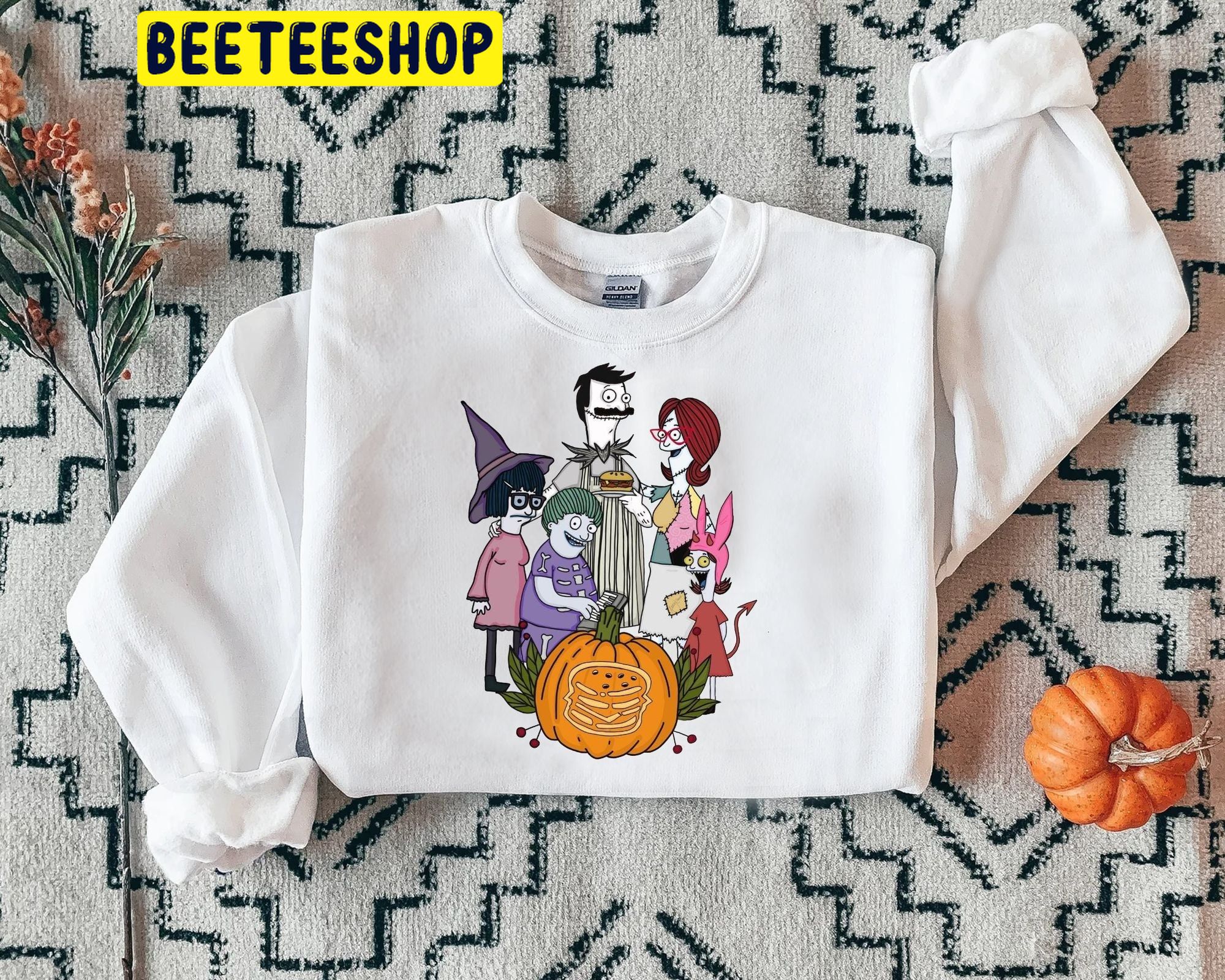 Bob's Burgers Family Halloween Party Trending Unisex Shirt Bob's Burgers Family Halloween Party Trending Unisex Shirt