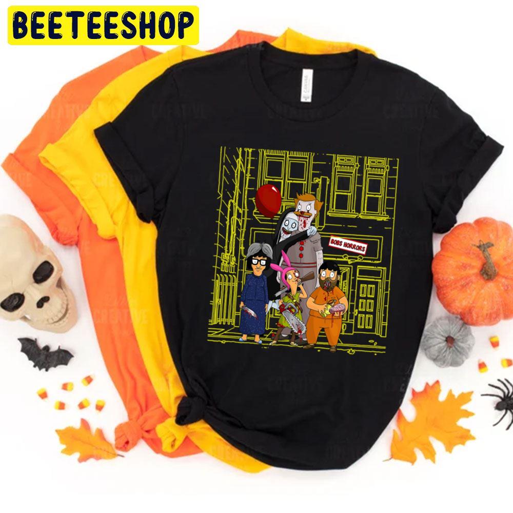 Bob's Burgers Family Horror Killer Halloween Trending Unisex T-Shirt Bob's Burgers Family Horror Killer Halloween Trending Unisex T-Shirt