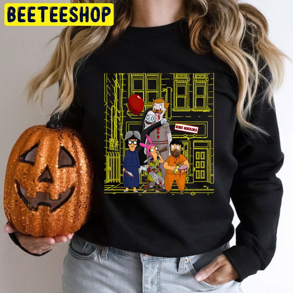 Bob's Burgers Family Horror Killer Halloween Trending Unisex T-Shirt Bob's Burgers Family Horror Killer Halloween Trending Unisex T-Shirt