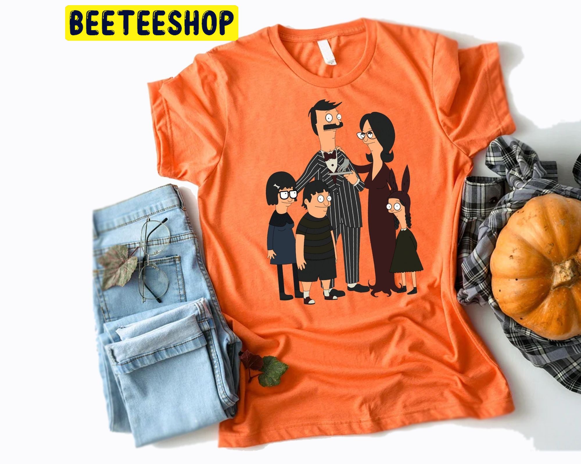 Bob's Burgers Family Louise Belcher Halloween Trending Unisex Shirt Bob's Burgers Family Louise Belcher Halloween Trending Unisex Shirt