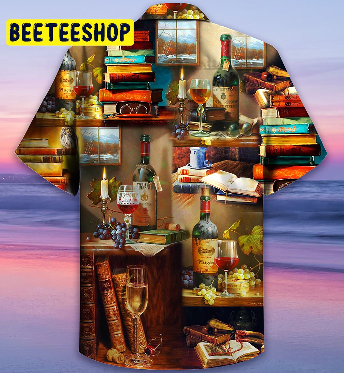 Book And The Smell Of Fine Drink Trending Hawaiian Shirt Book And The Smell Of Fine Drink Trending Hawaiian Shirt