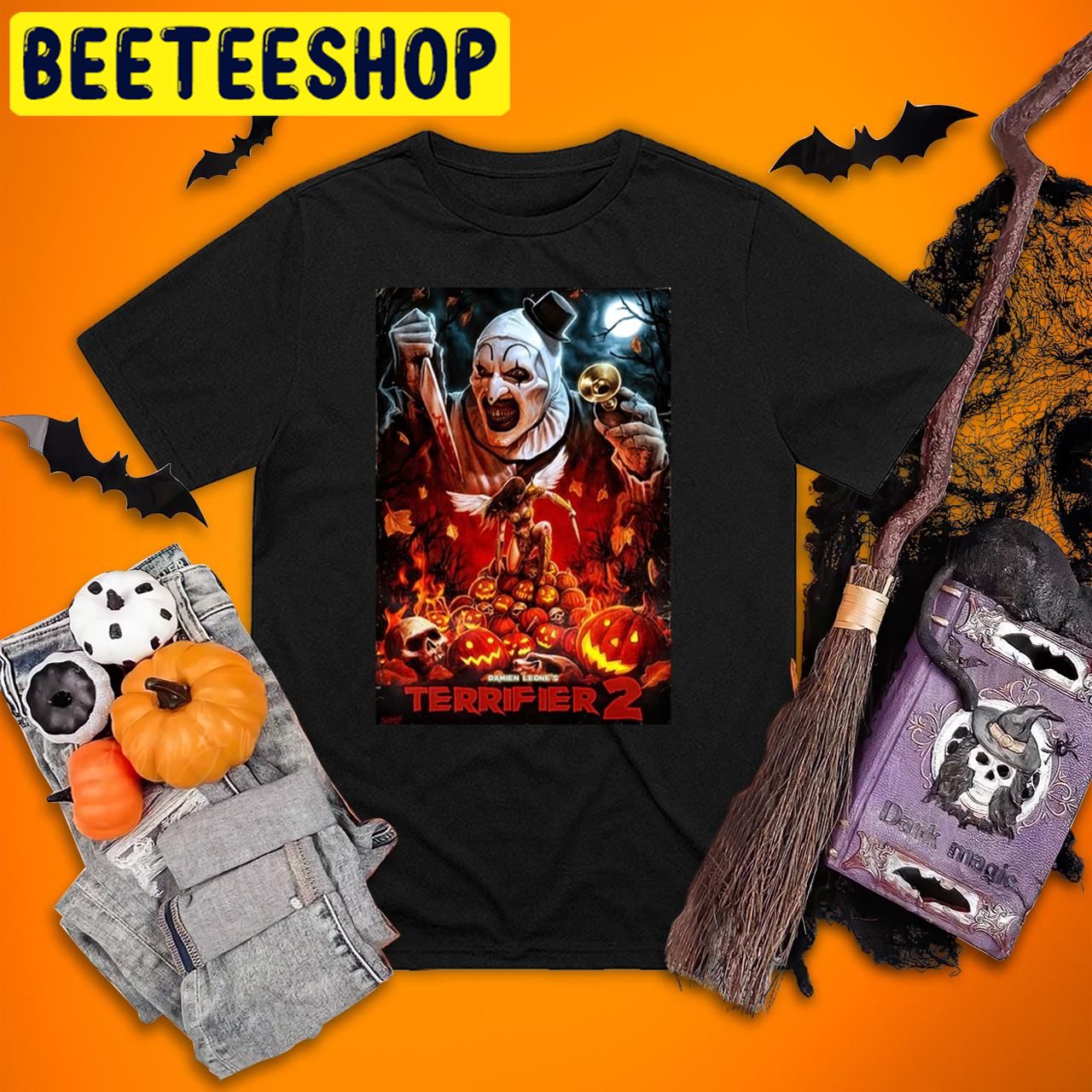 Brand Horror Film Terrifier 2 Halloween Trending Unisex T-Shirt Brand Horror Film Terrifier 2 Halloween Trending Unisex T-Shirt
