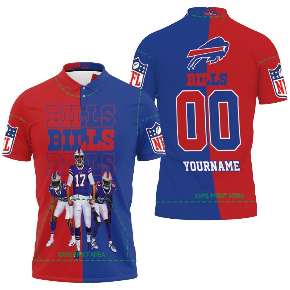 Buffalo Bills Afc East Division Champions 2020 Personalized 3D All Over Print Polo Shirt Buffalo Bills Afc East Division Champions 2020 Personalized 3D All Over Print Polo Shirt