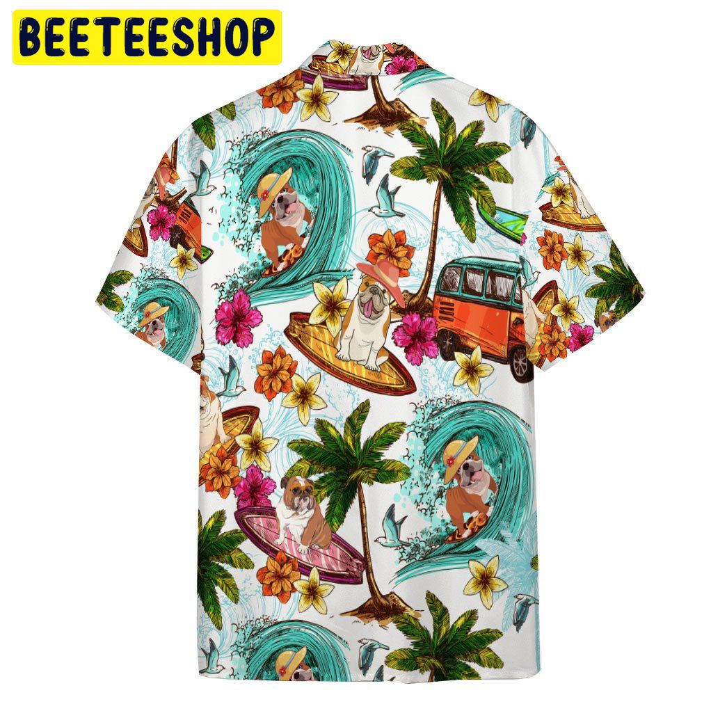 Bulldog Trending Hawaiian Shirt Bulldog Trending Hawaiian Shirt