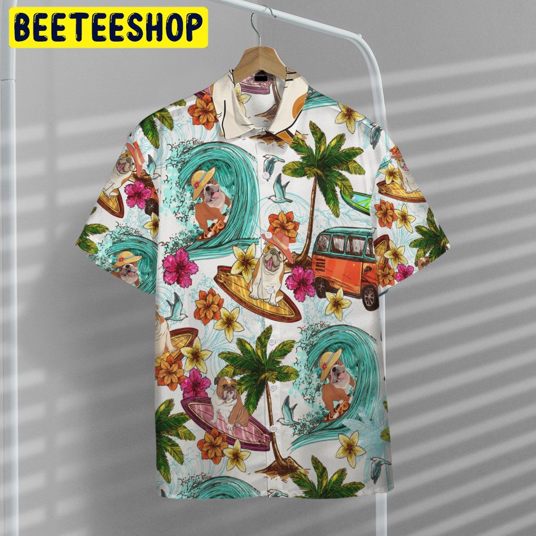 Bulldog Trending Hawaiian Shirt Bulldog Trending Hawaiian Shirt