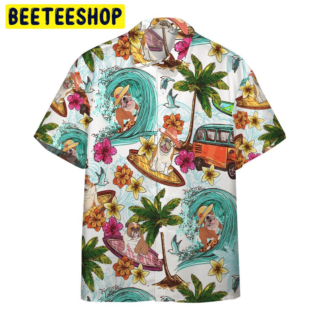 Bulldog Trending Hawaiian Shirt Bulldog Trending Hawaiian Shirt