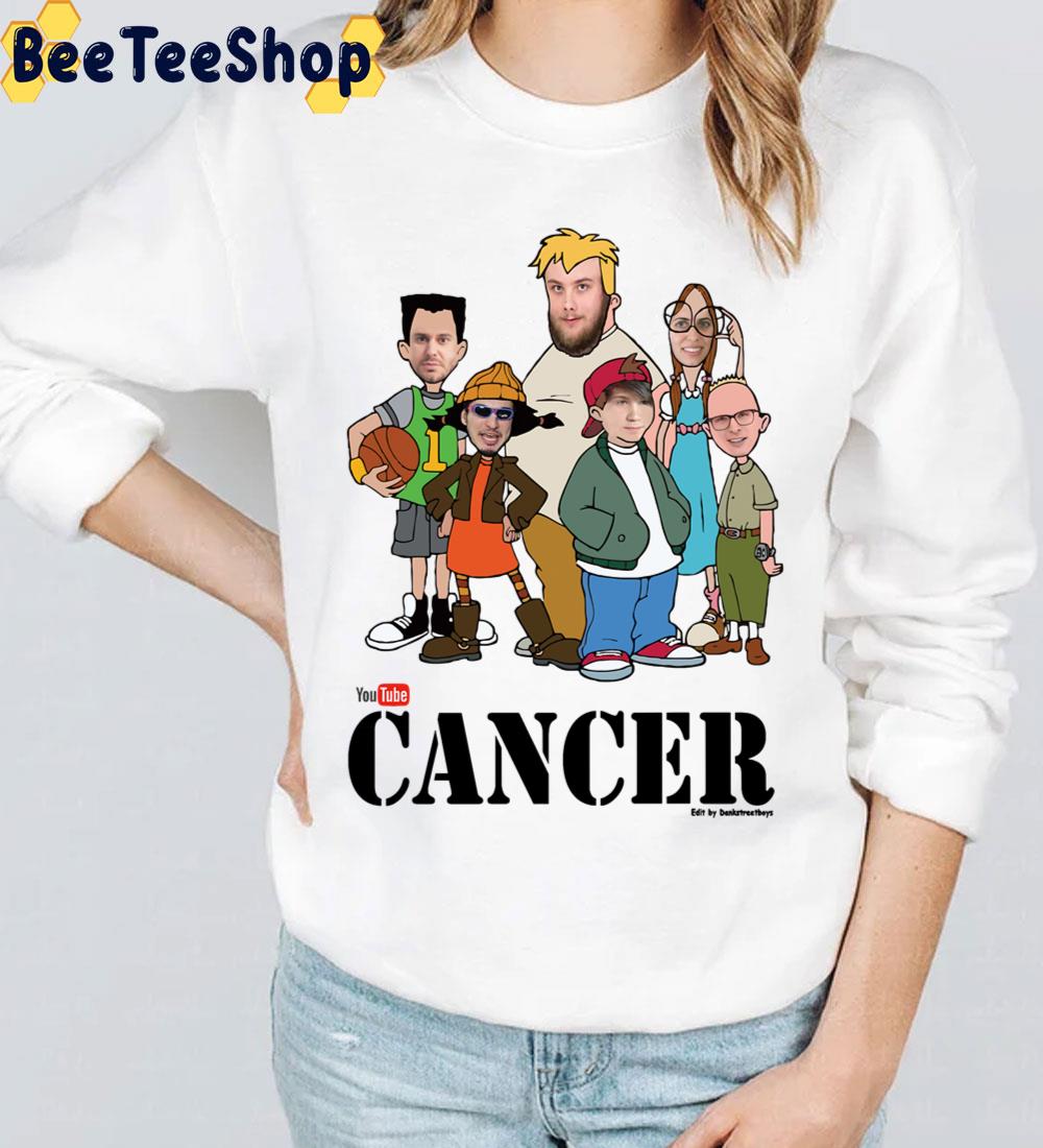 Cancer Crew Funny Characters Trending Unisex T-Shirt Cancer Crew Funny Characters Trending Unisex T-Shirt