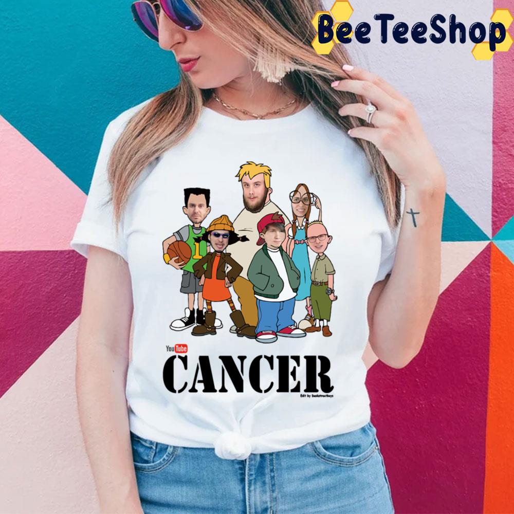 Cancer Crew Funny Characters Trending Unisex T-Shirt Cancer Crew Funny Characters Trending Unisex T-Shirt