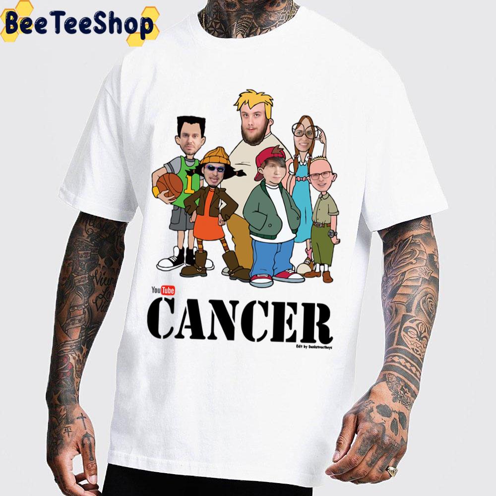 Cancer Crew Funny Characters Trending Unisex T-Shirt Cancer Crew Funny Characters Trending Unisex T-Shirt