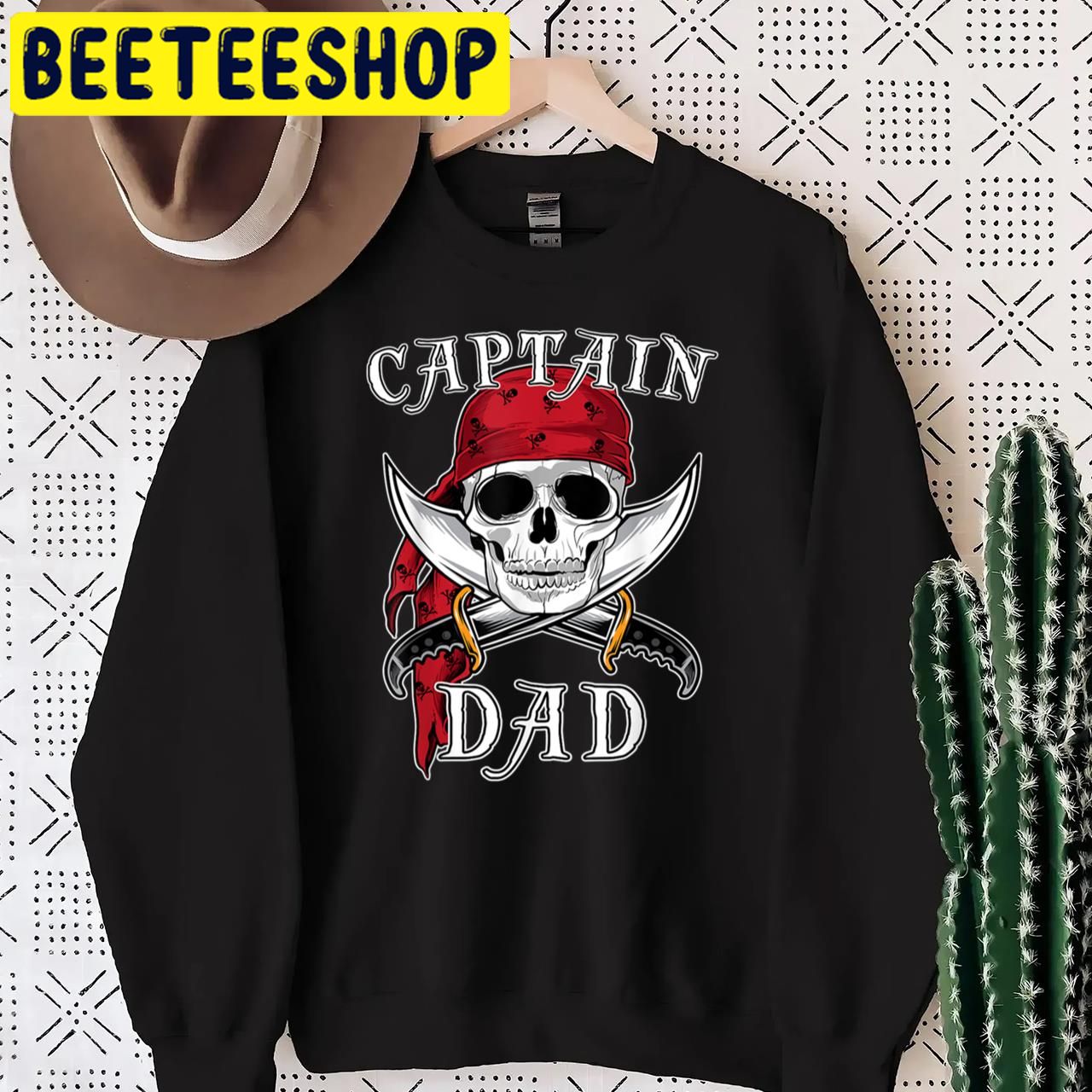 Captain Skeleton Single Dad Halloween Trending Unisex T-Shirt Captain Skeleton Single Dad Halloween Trending Unisex T-Shirt