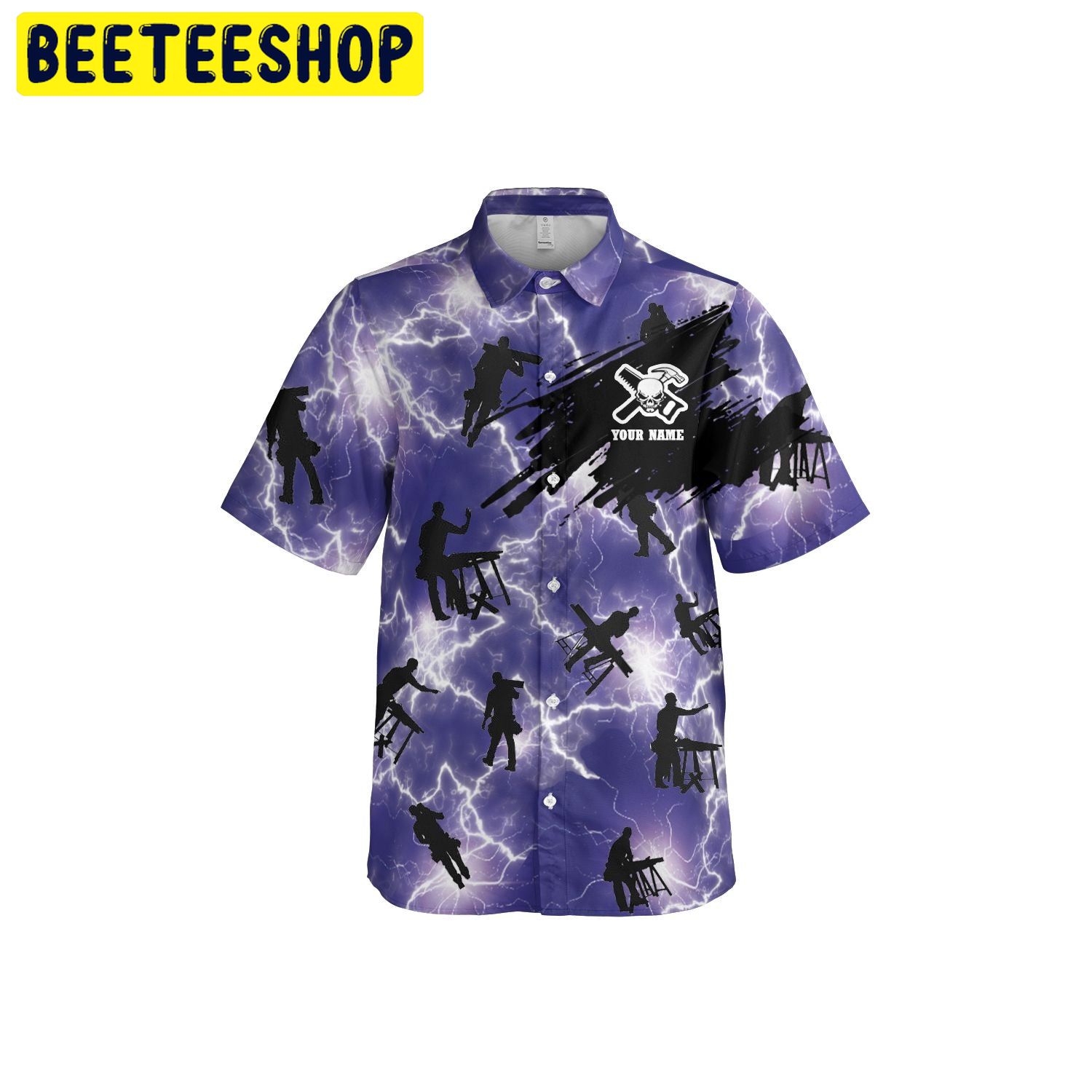 Carpenter Storm Personalized Trending Hawaiian Shirt Carpenter Storm Personalized Trending Hawaiian Shirt