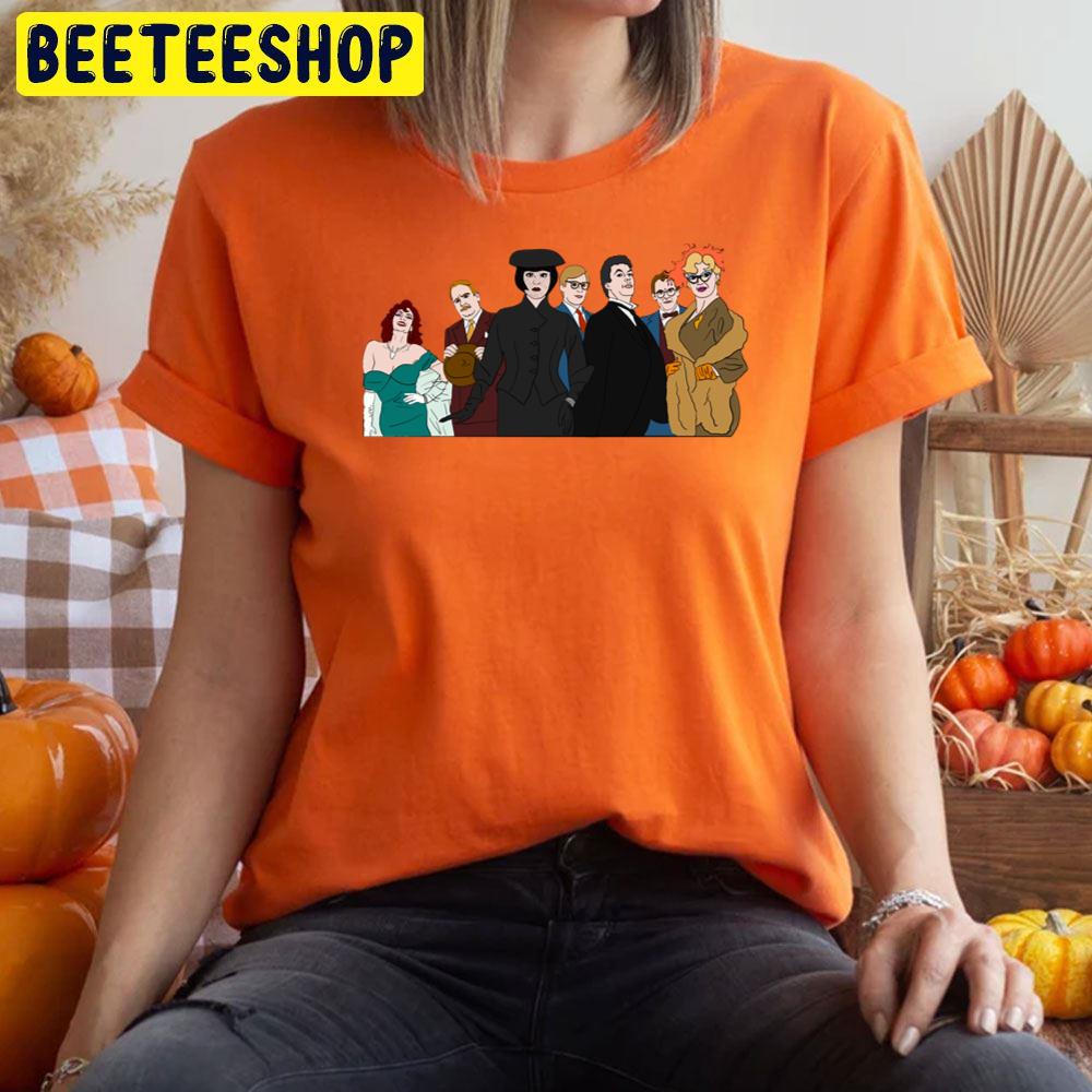 Cartoon Art Clue Halloween Trending Unisex T-Shirt Cartoon Art Clue Halloween Trending Unisex T-Shirt
