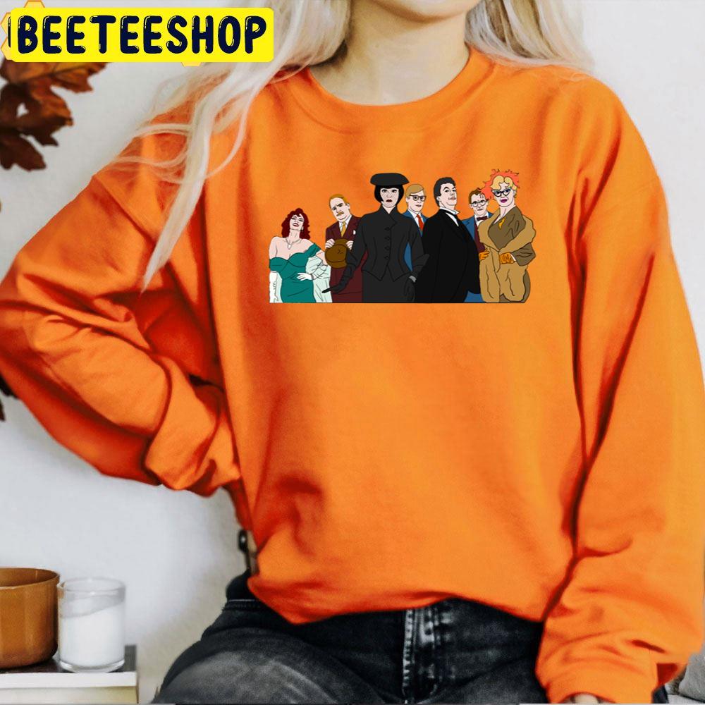 Cartoon Art Clue Halloween Trending Unisex T-Shirt Cartoon Art Clue Halloween Trending Unisex T-Shirt