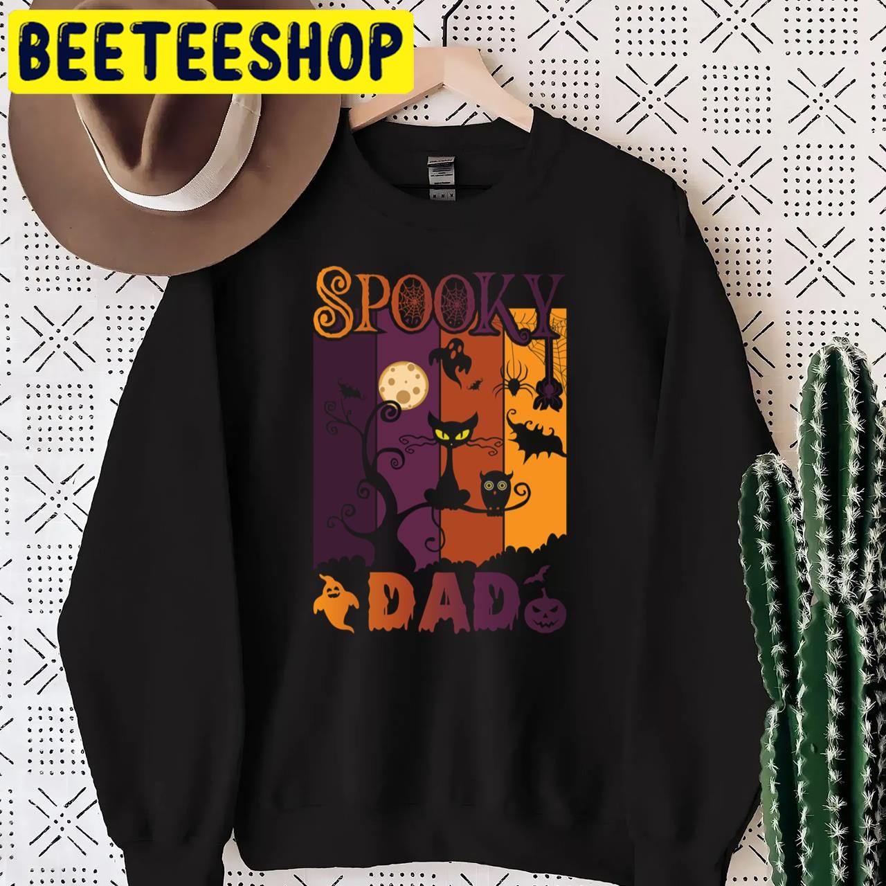 Cat DadSpooky Dad Halloween Trending Unisex T-Shirt Cat DadSpooky Dad Halloween Trending Unisex T-Shirt