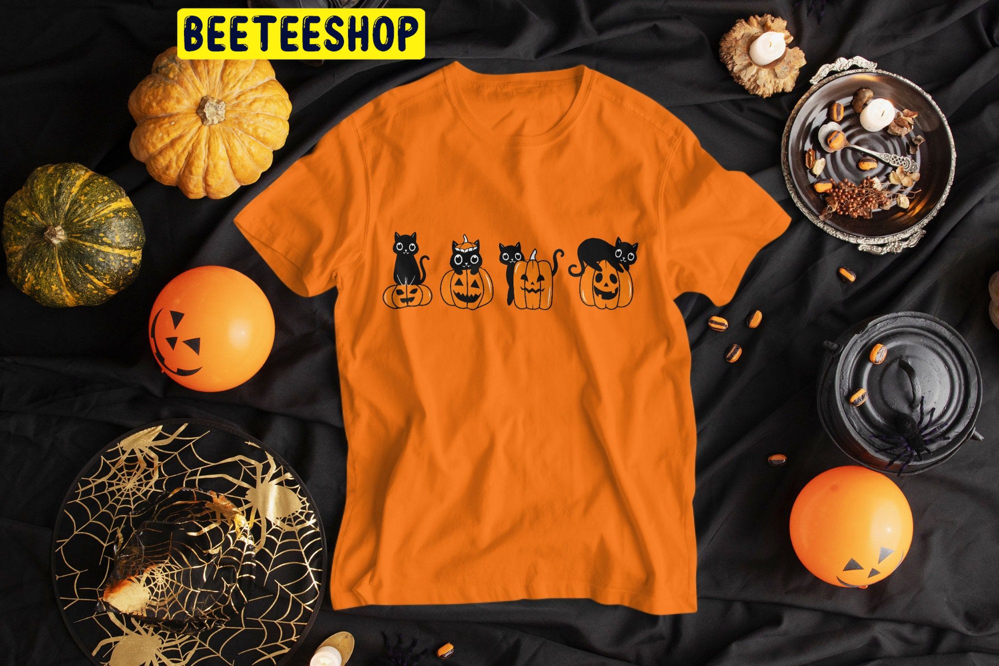Cat Lovers Paws Pets Witches Witch Pumpkin Halloween Trending Unisex Shirt Cat Lovers Paws Pets Witches Witch Pumpkin Halloween Trending Unisex Shirt