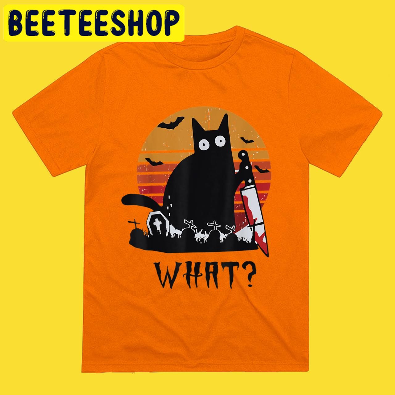 Cat WhatFunny Black Cat 2022 Halloween Trending Unisex T-Shirt Cat WhatFunny Black Cat 2022 Halloween Trending Unisex T-Shirt
