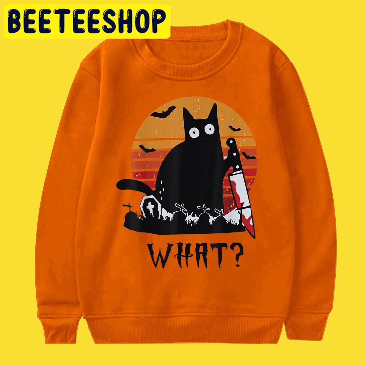 Cat WhatFunny Black Cat 2022 Halloween Trending Unisex T-Shirt Cat WhatFunny Black Cat 2022 Halloween Trending Unisex T-Shirt