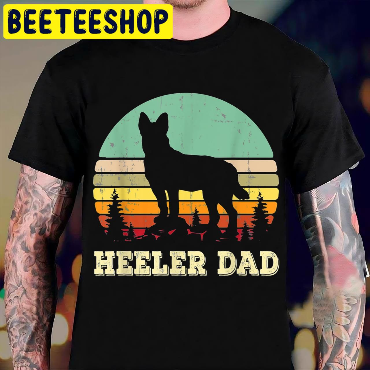 Cattle Dog Red Blue Pet Heeler Dad Cute Single Dad Halloween Trending Unisex T-Shirt Cattle Dog Red Blue Pet Heeler Dad Cute Single Dad Halloween Trending Unisex T-Shirt