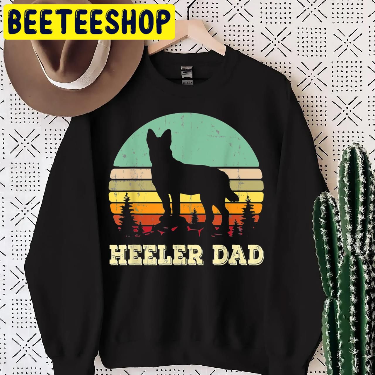 Cattle Dog Red Blue Pet Heeler Dad Cute Single Dad Halloween Trending Unisex T-Shirt Cattle Dog Red Blue Pet Heeler Dad Cute Single Dad Halloween Trending Unisex T-Shirt