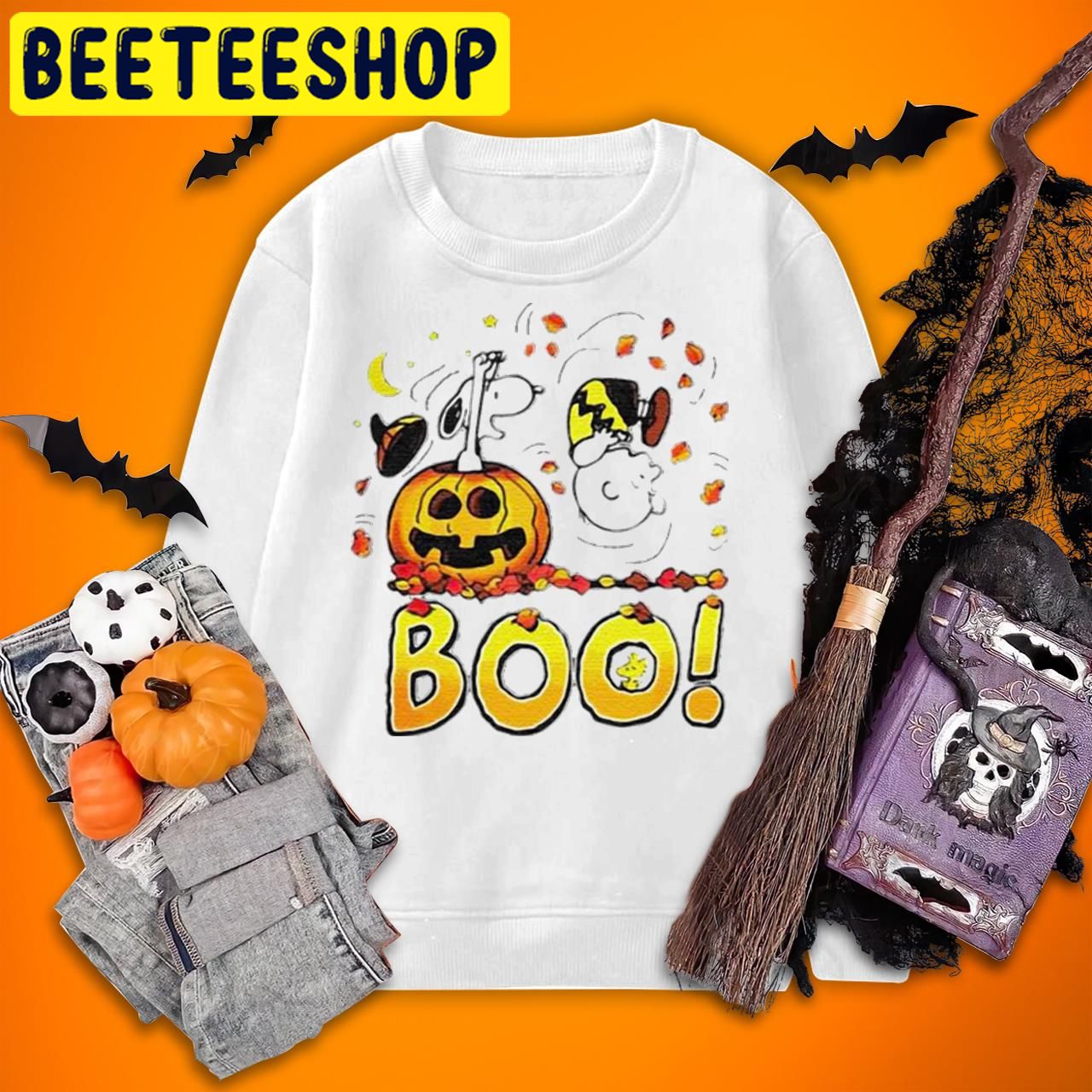Charlie Brown Woodstock And Snoopy Boo Happy Charlie Brown Halloween Trending Unisex T-Shirt Charlie Brown Woodstock And Snoopy Boo Happy Charlie Brown Halloween Trending Unisex T-Shirt
