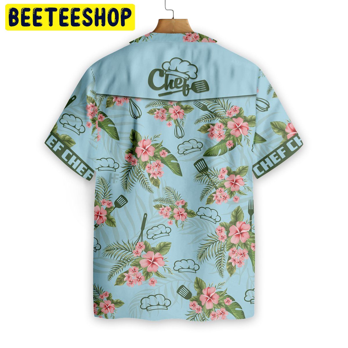 Chef Floral Trending Hawaiian Shirt Chef Floral Trending Hawaiian Shirt