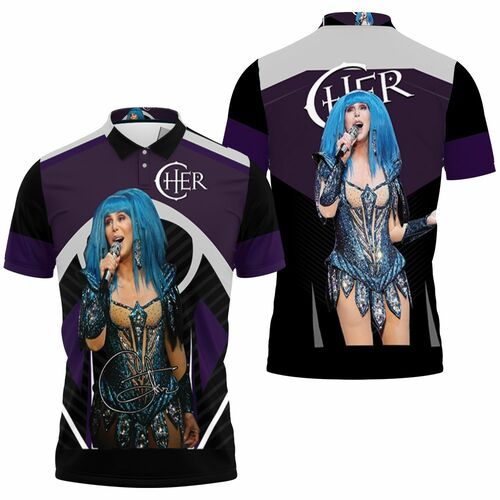 Cher Legend Signer Signed For Fan 3D All Over Print Polo Shirt Cher Legend Signer Signed For Fan 3D All Over Print Polo Shirt