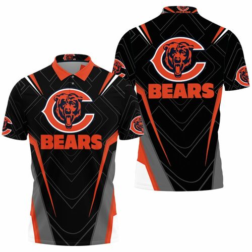 Chicago Bears Logo Legging For Fan 3D All Over Print Polo Shirt Chicago Bears Logo Legging For Fan 3D All Over Print Polo Shirt