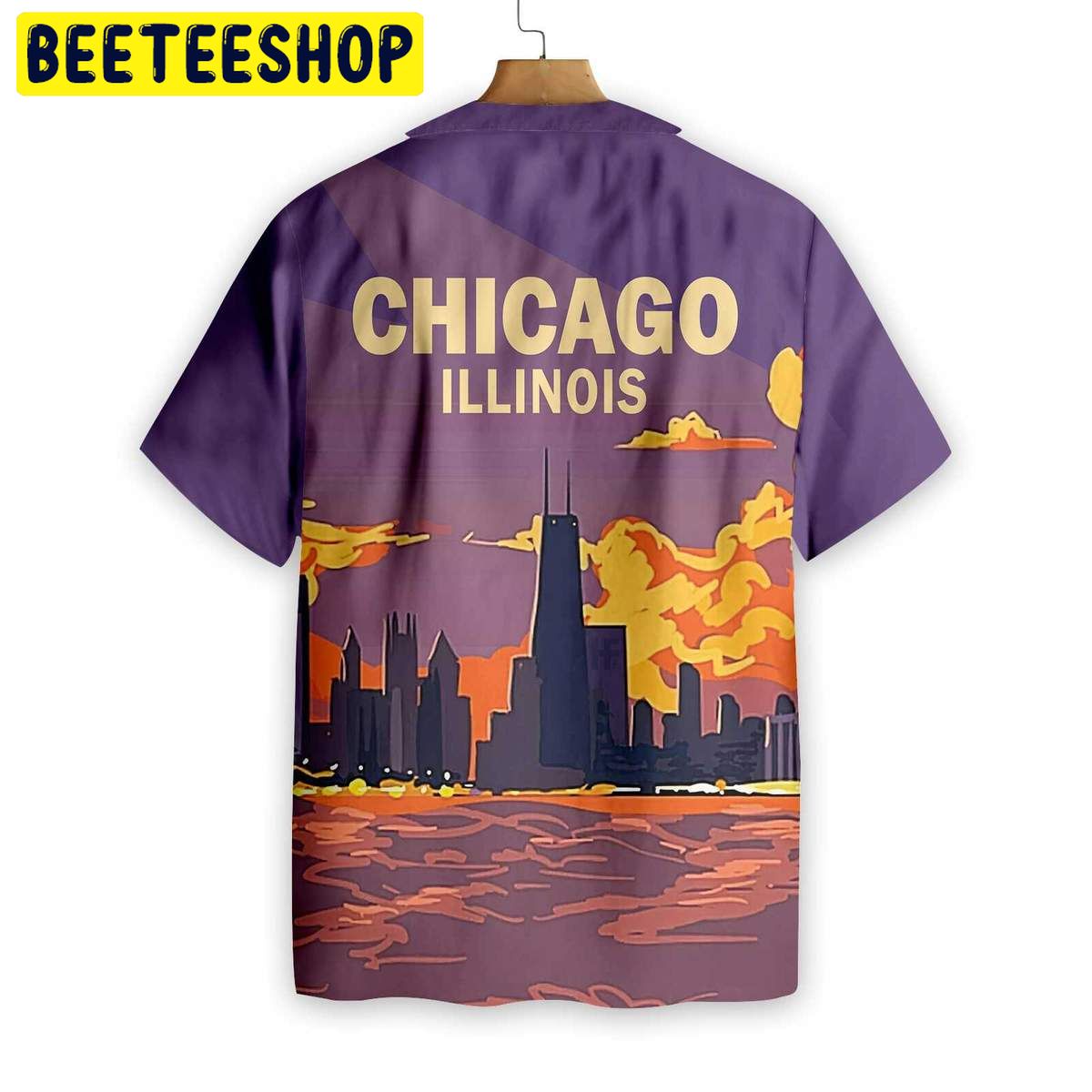 Chicago Illinois Trending Hawaiian Shirt Chicago Illinois Trending Hawaiian Shirt