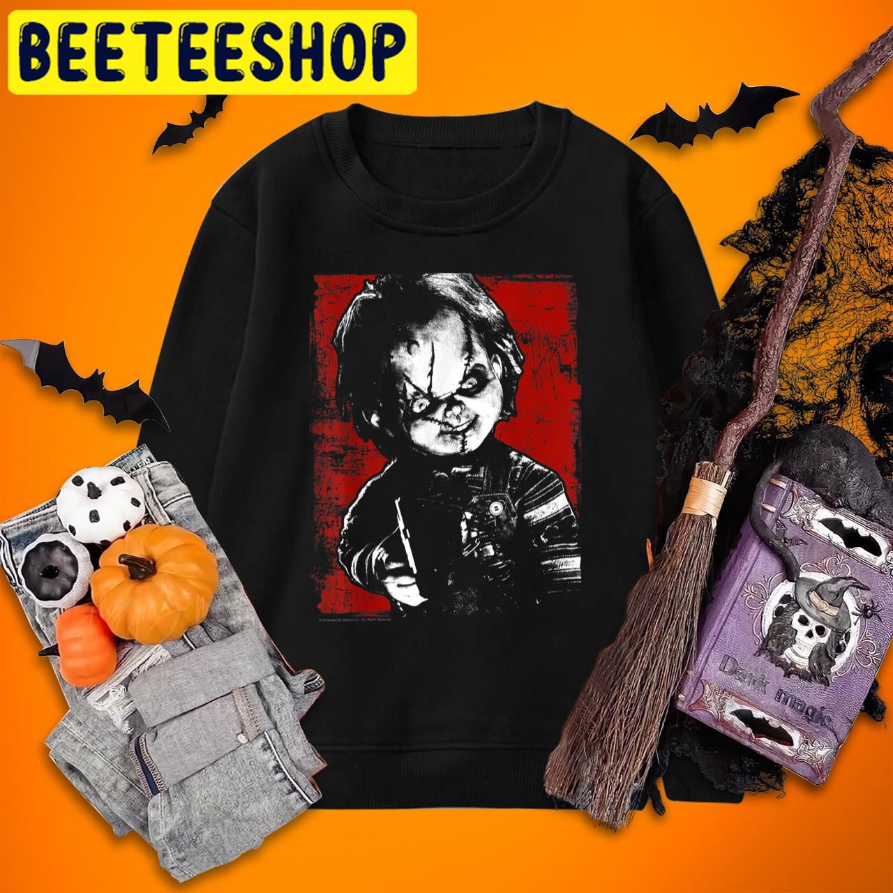 Child's Play Chucky Distressed Portrait Child's Play Halloween Trending Unisex T-Shirt Child's Play Chucky Distressed Portrait Child's Play Halloween Trending Unisex T-Shirt