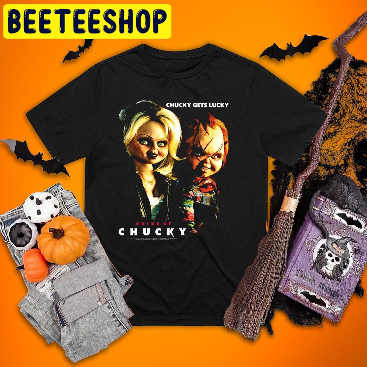 Child's Play Chucky Gets Lucky Bride Of Chucky Halloween Trending Unisex T-Shirt Child's Play Chucky Gets Lucky Bride Of Chucky Halloween Trending Unisex T-Shirt