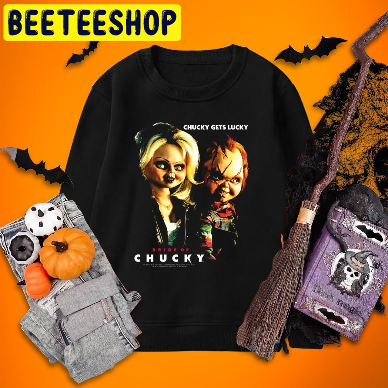 Child's Play Chucky Gets Lucky Bride Of Chucky Halloween Trending Unisex T-Shirt Child's Play Chucky Gets Lucky Bride Of Chucky Halloween Trending Unisex T-Shirt