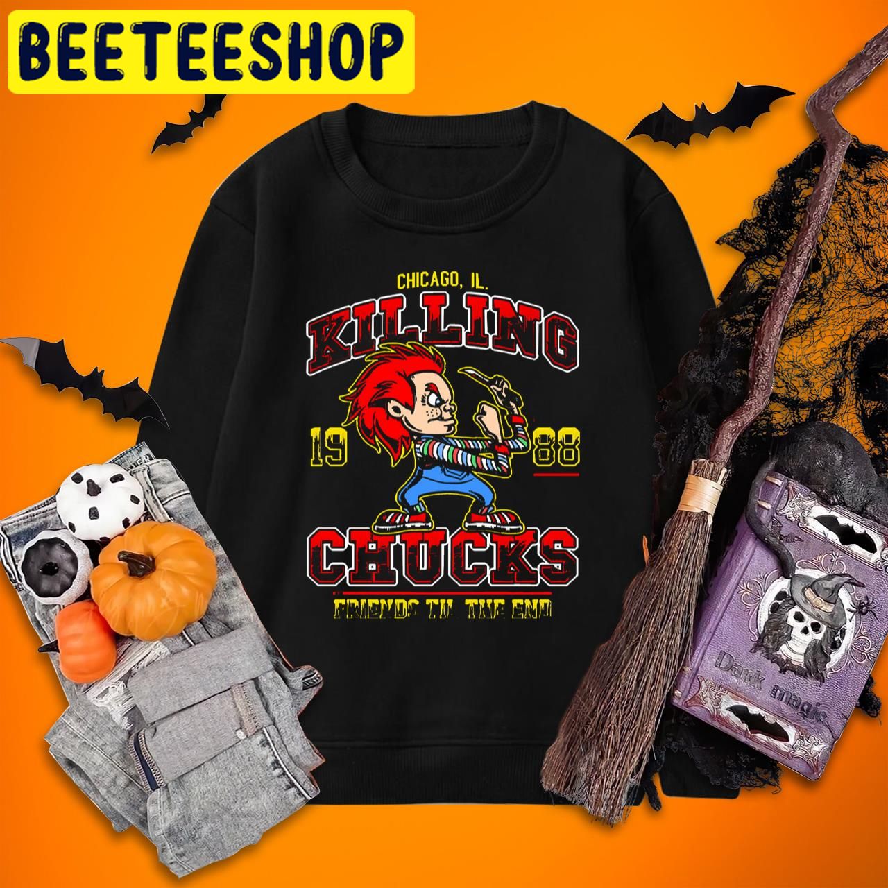 Child's Play The Killing Chucks Cartoon Halloween Trending Unisex T-Shirt Child's Play The Killing Chucks Cartoon Halloween Trending Unisex T-Shirt